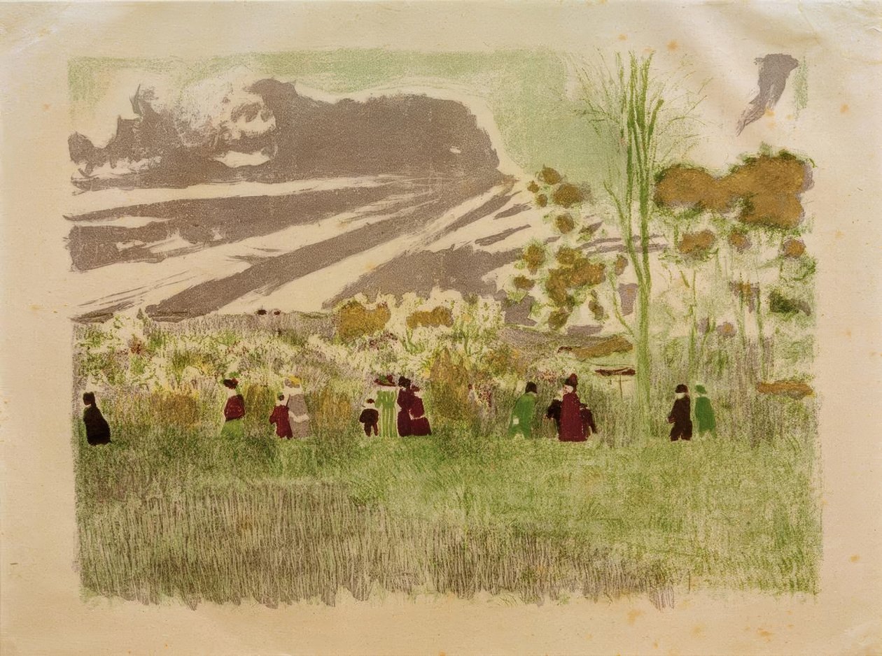 À travers champs - Edouard Vuillard