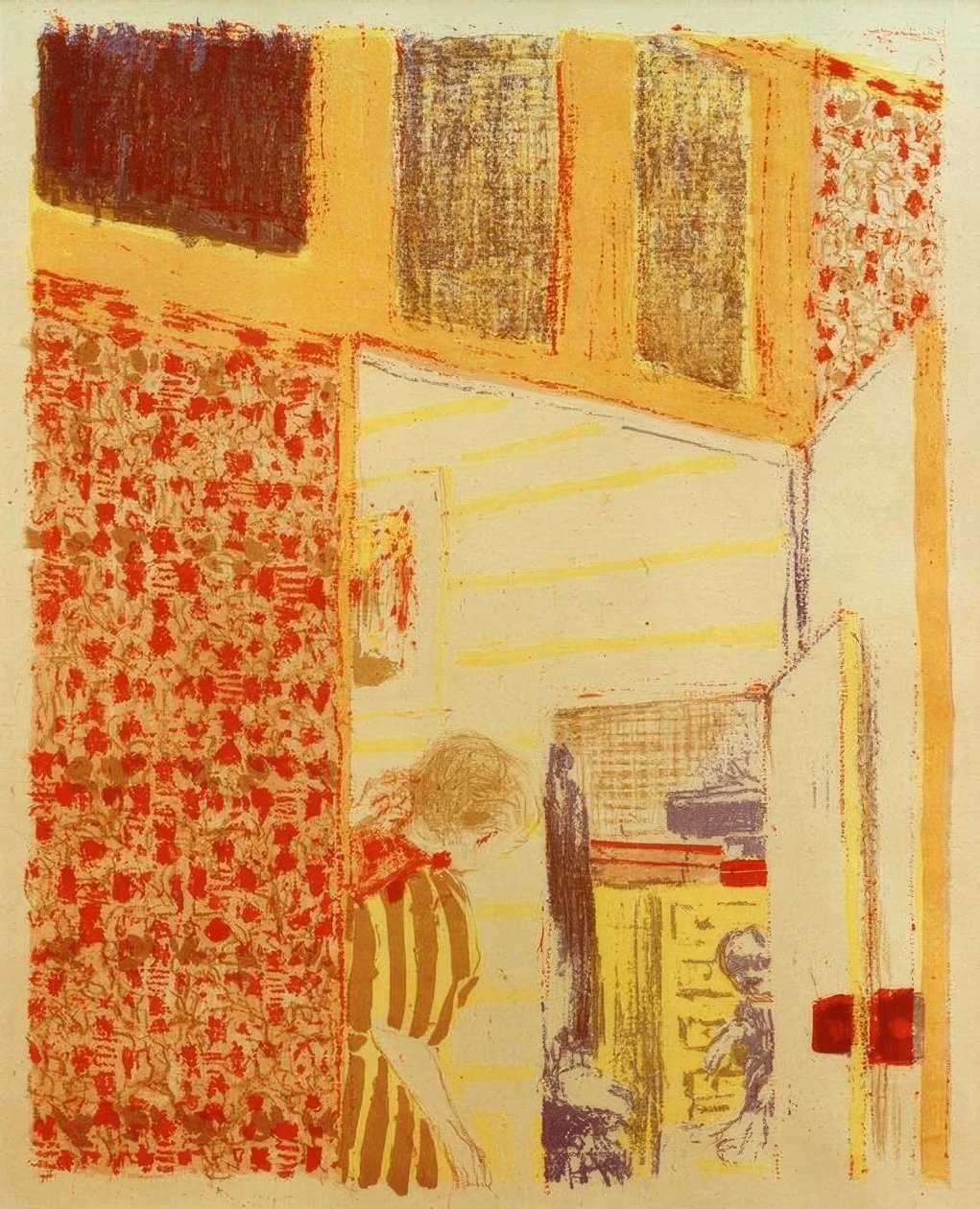 Intérieur aux tentures roses III - Edouard Vuillard