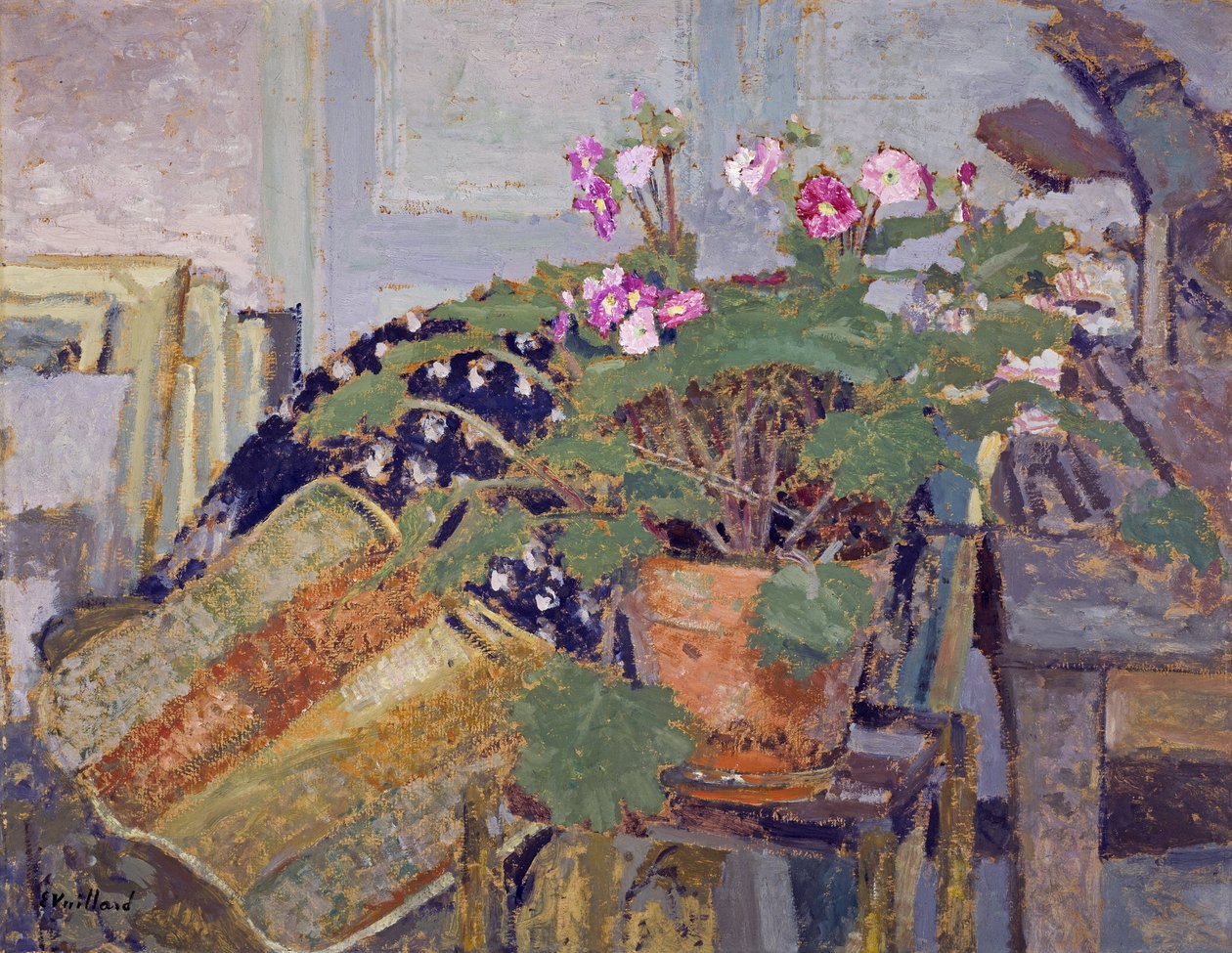 Le Pot de fleurs - Edouard Vuillard