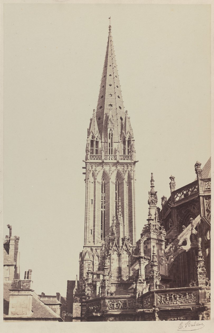 Église Saint-Pierre, Caen - Edouard Denis Baldus