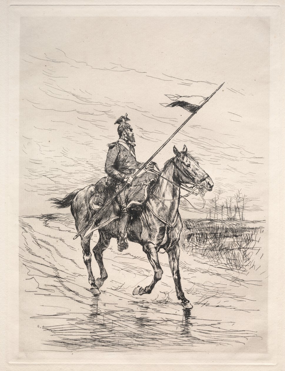 Un Uhlan - Edouard Detaille