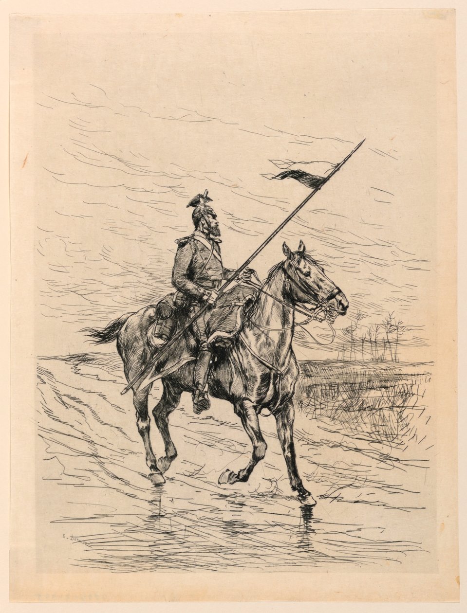 Un uhlan - Edouard Detaille