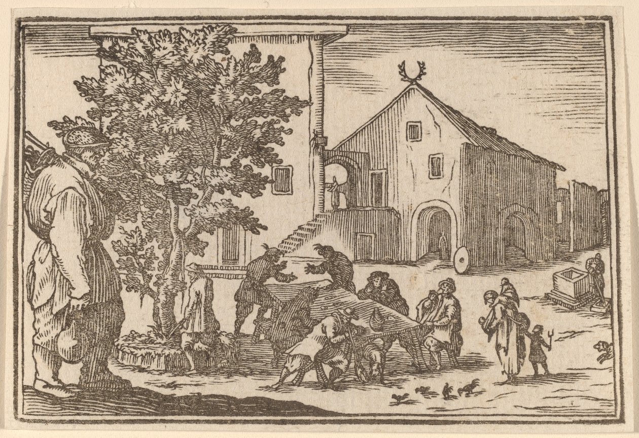 Taverne - Edouard Eckman after Jacques Callot