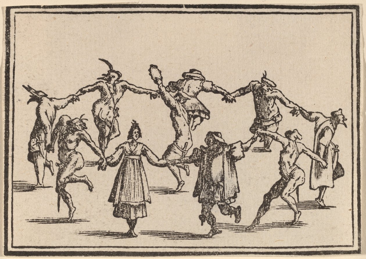 La Danse - Edouard Eckman after Jacques Callot