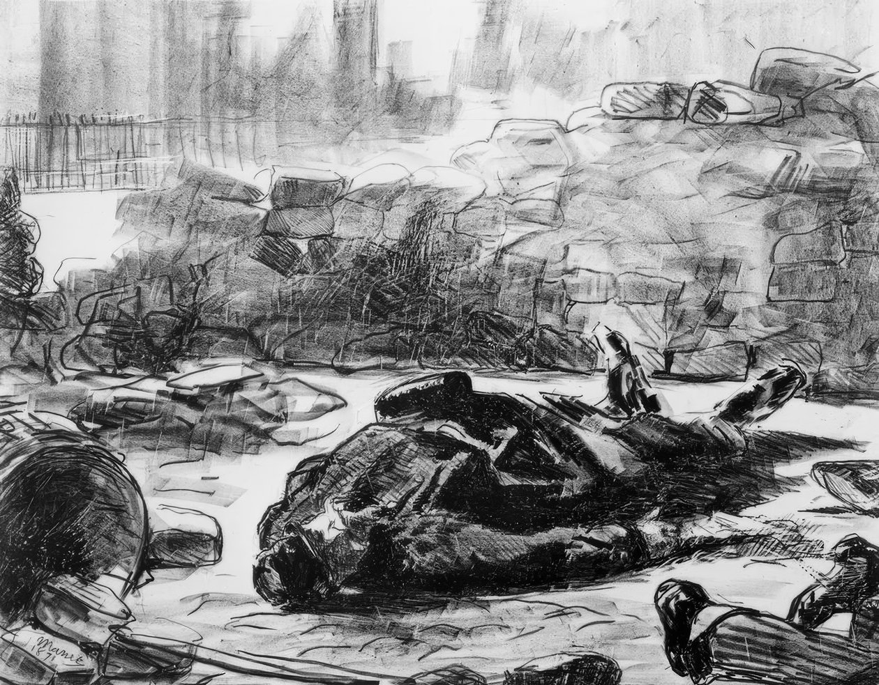 Guerre civile - Édouard Manet
