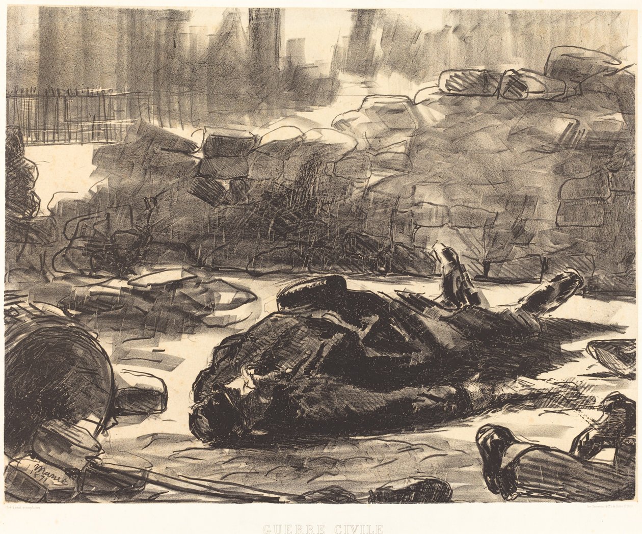 Guerre civile - Édouard Manet
