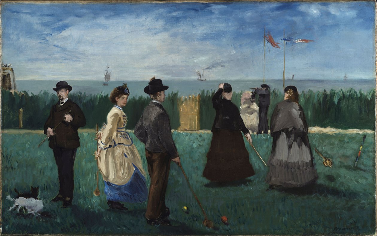 Croquet à Boulogne, vers 1871 - Édouard Manet