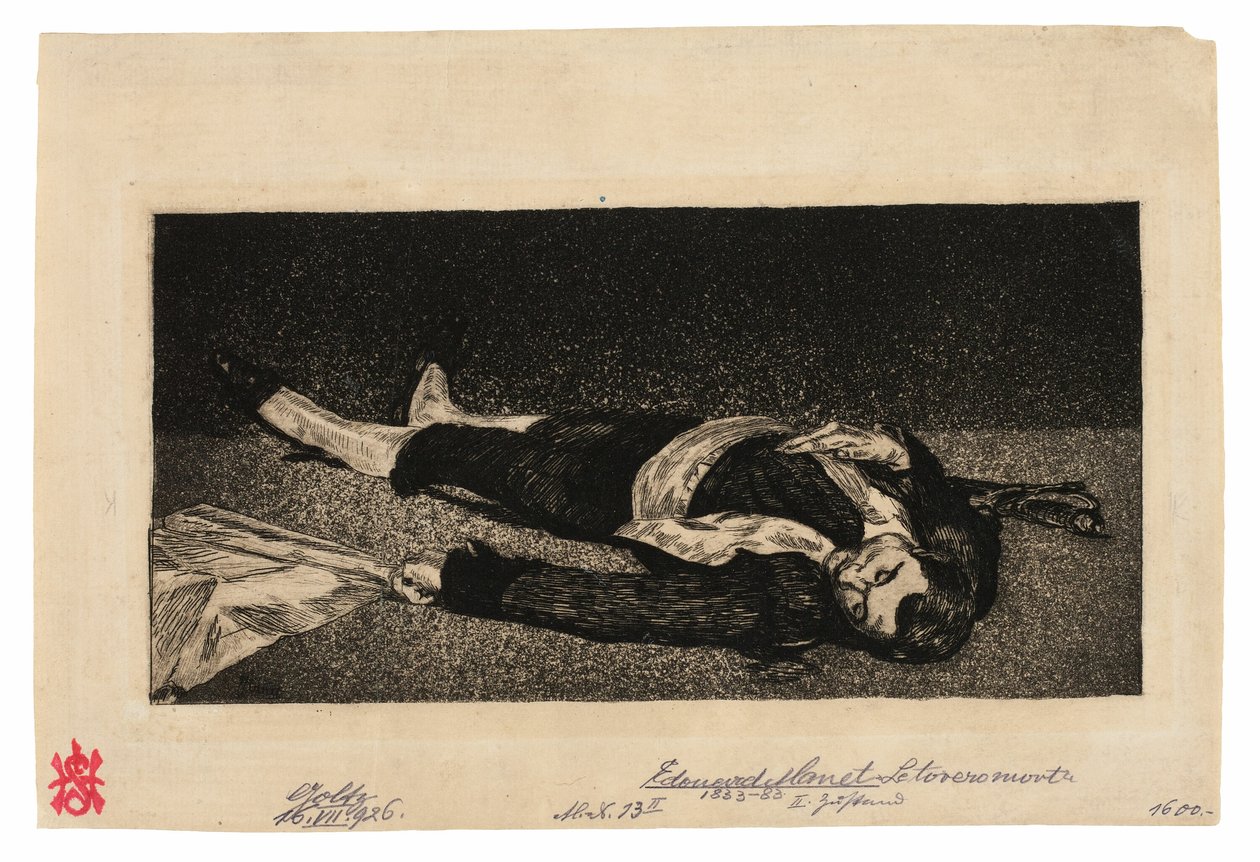 Toreador mort - Édouard Manet