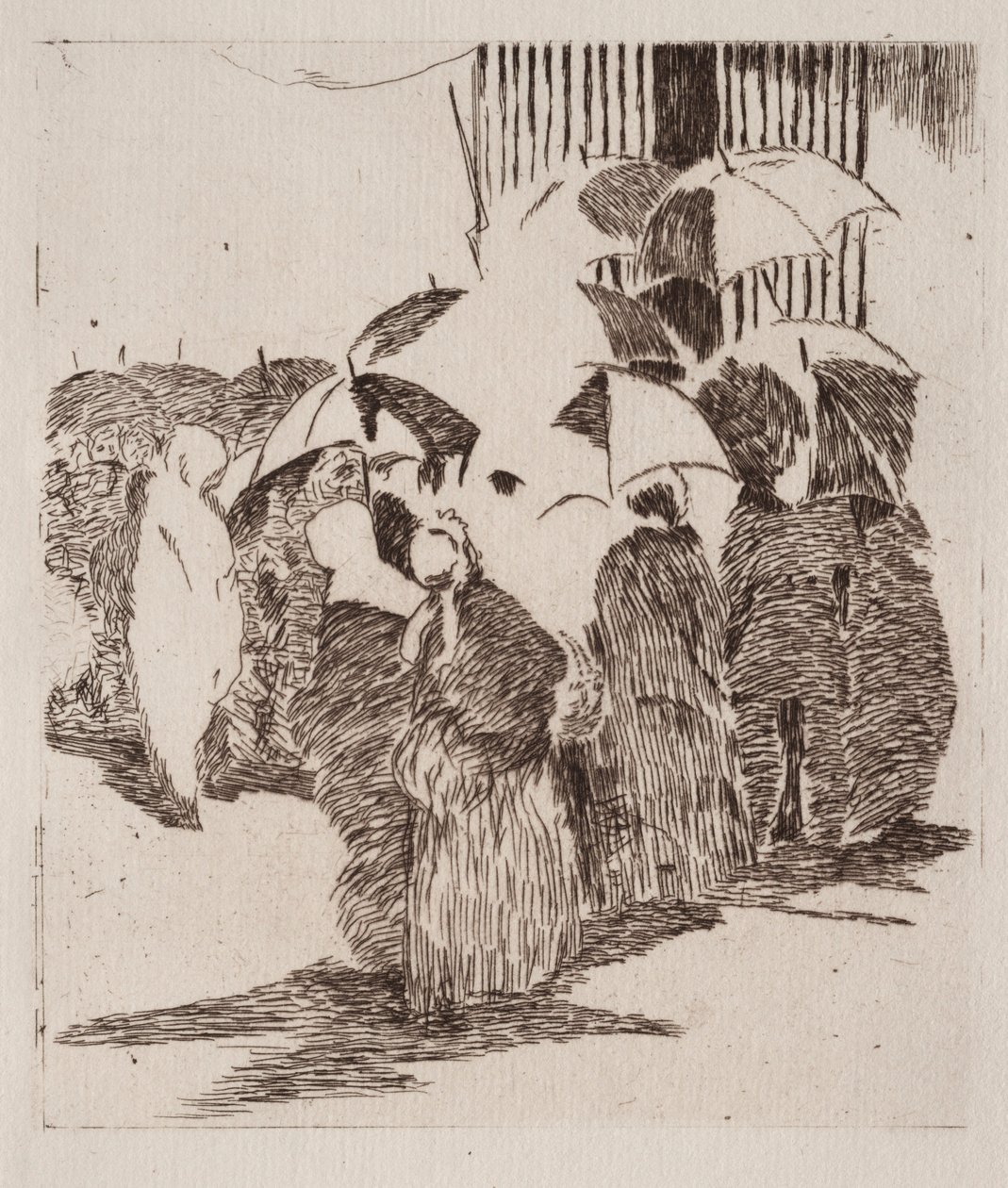 La queue devant la boucherie - Édouard Manet