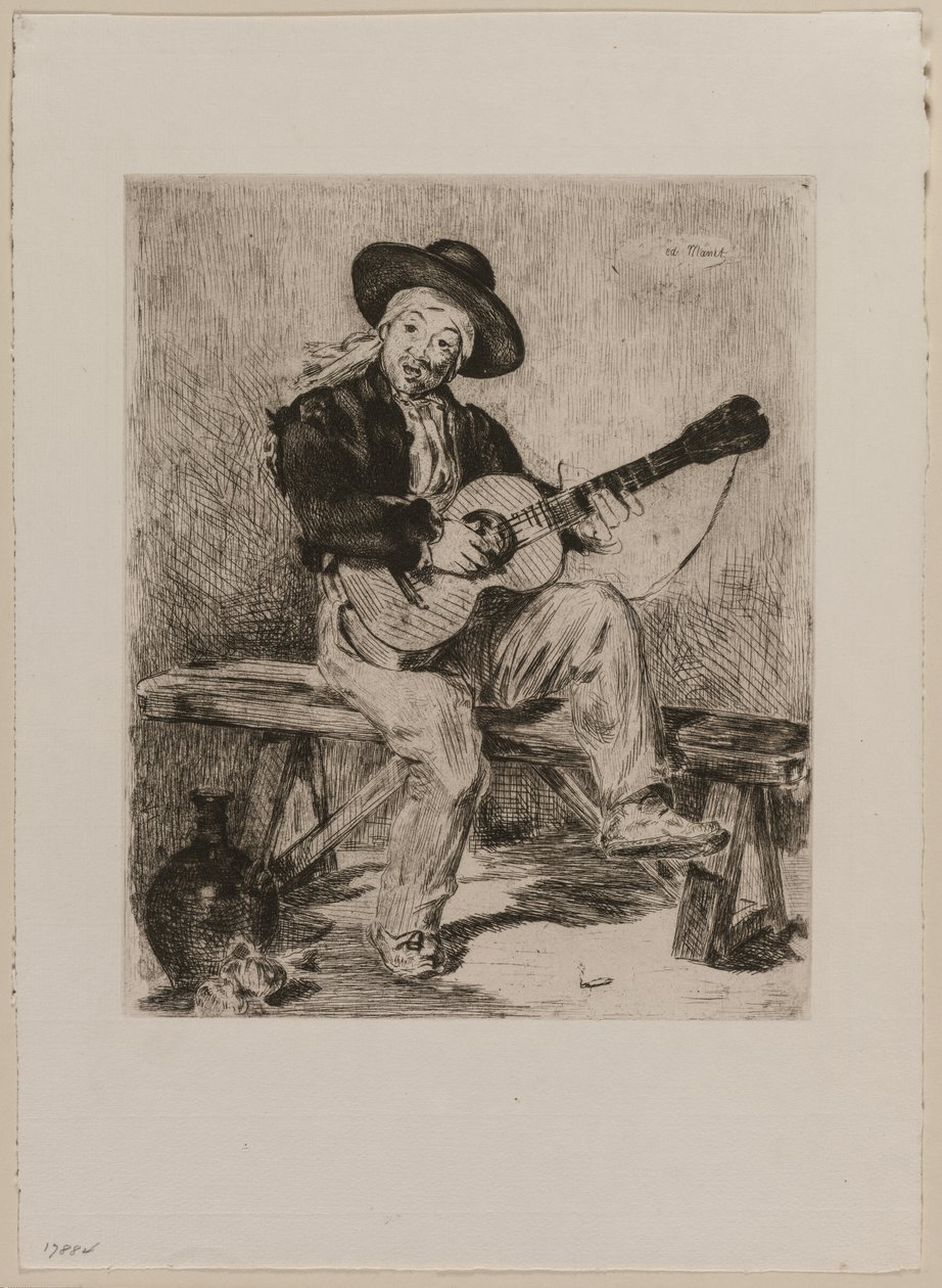 Le Guitarrero - Édouard Manet