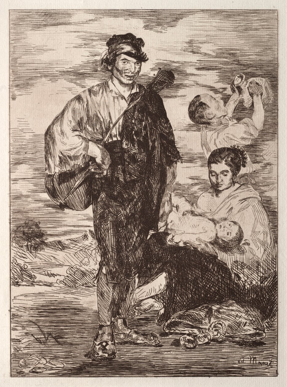Les Gitanos - Édouard Manet