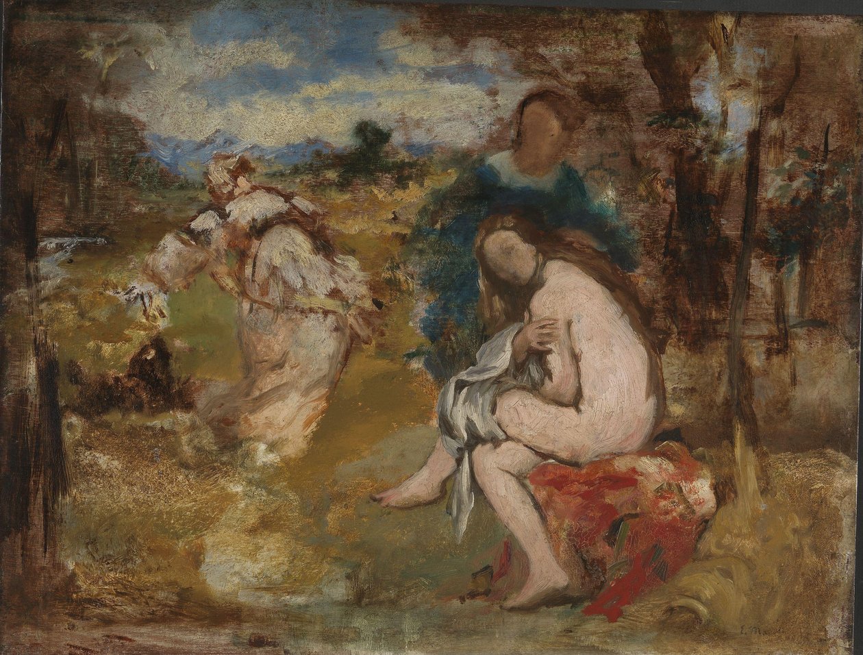 Nymphe surprise - Édouard Manet