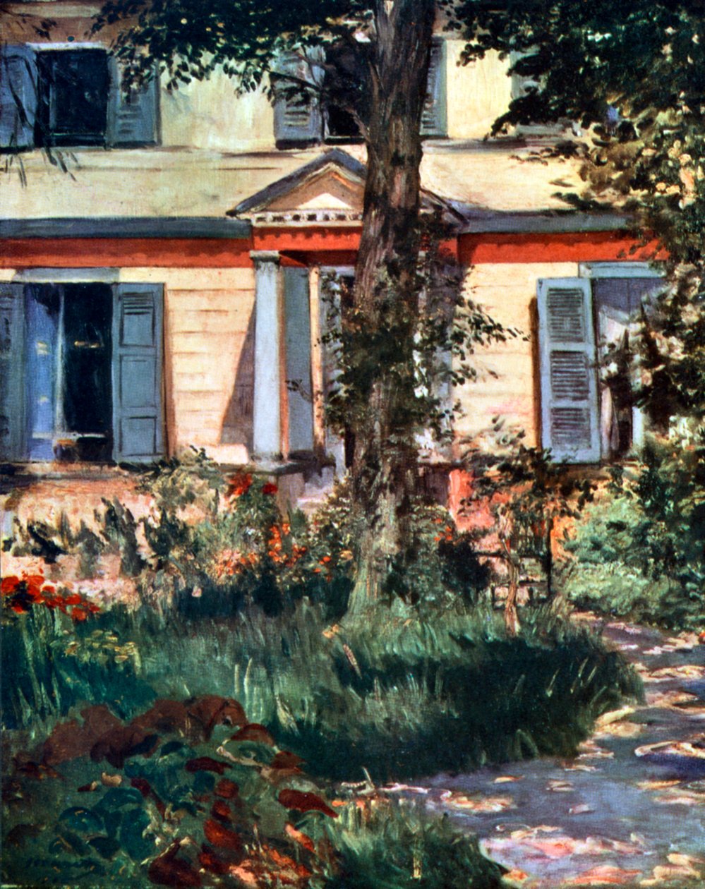 La Maison à Rueil, 1882 - Édouard Manet