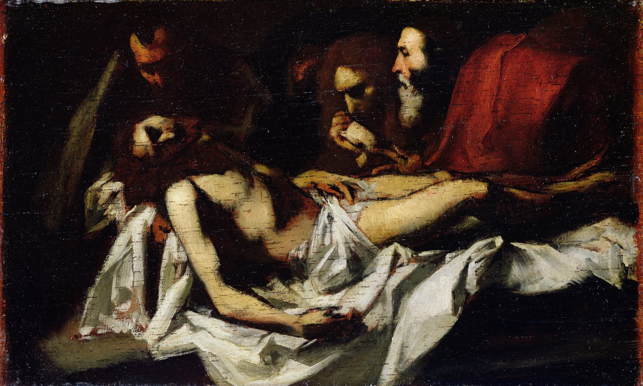 La Mise au Tombeau du Christ - Édouard Manet