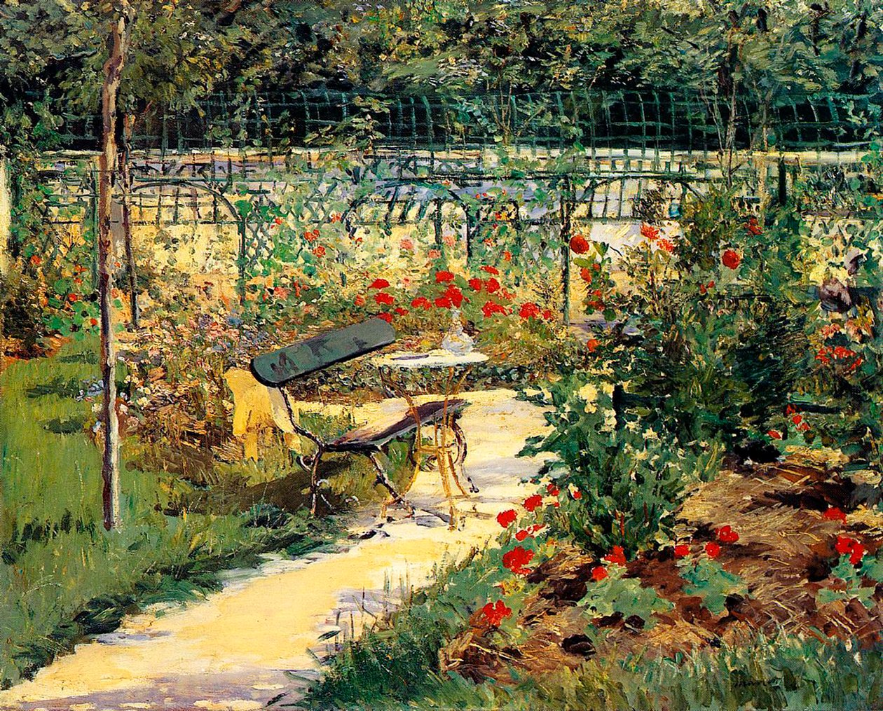 Le Jardin du Peintre - Édouard Manet