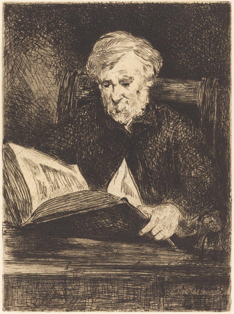 Le liseur - Édouard Manet