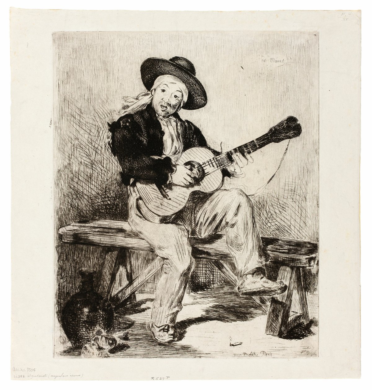 Le chanteur espagnol - Édouard Manet