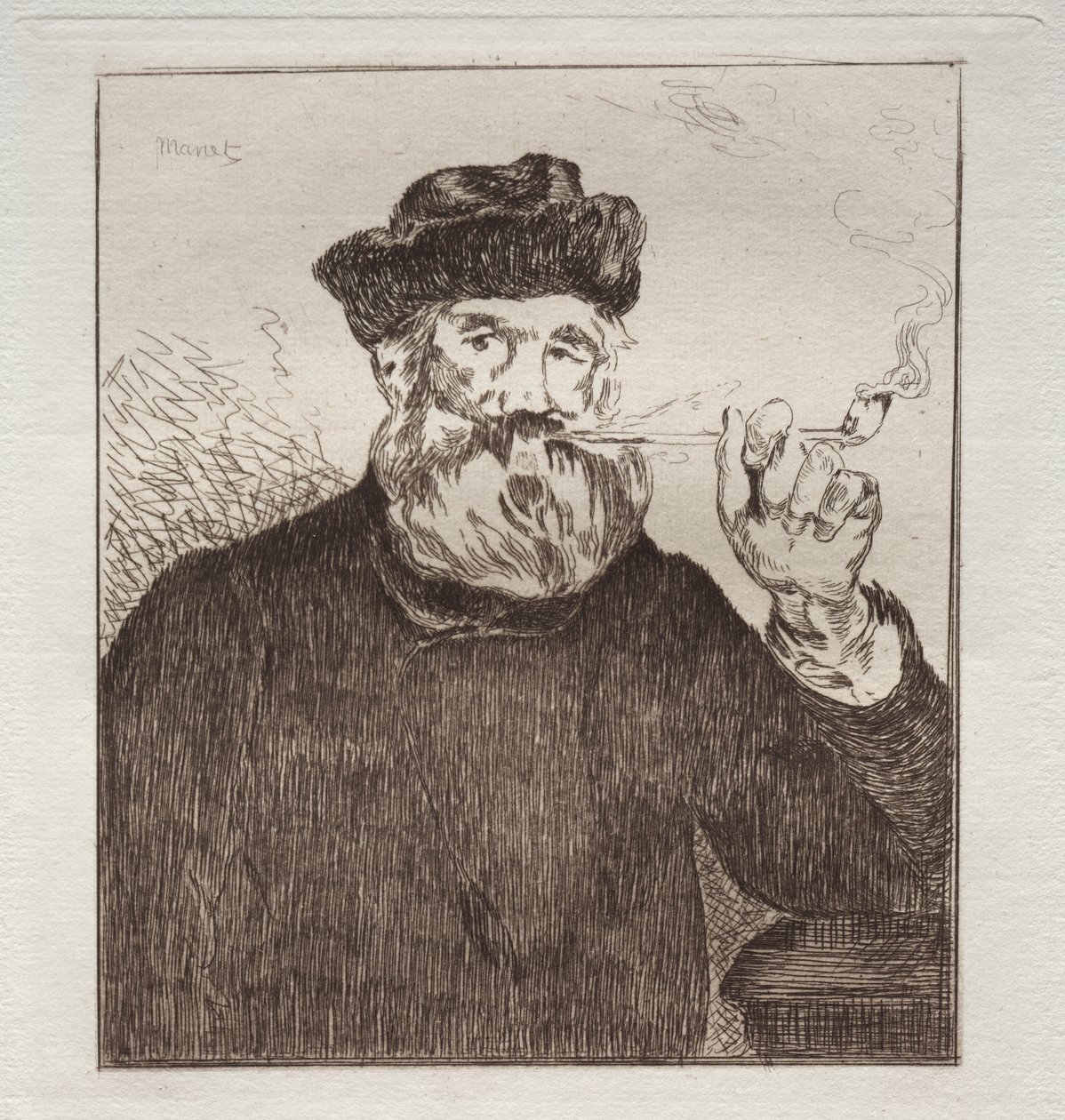 Le fumeur (gravure) - Édouard Manet