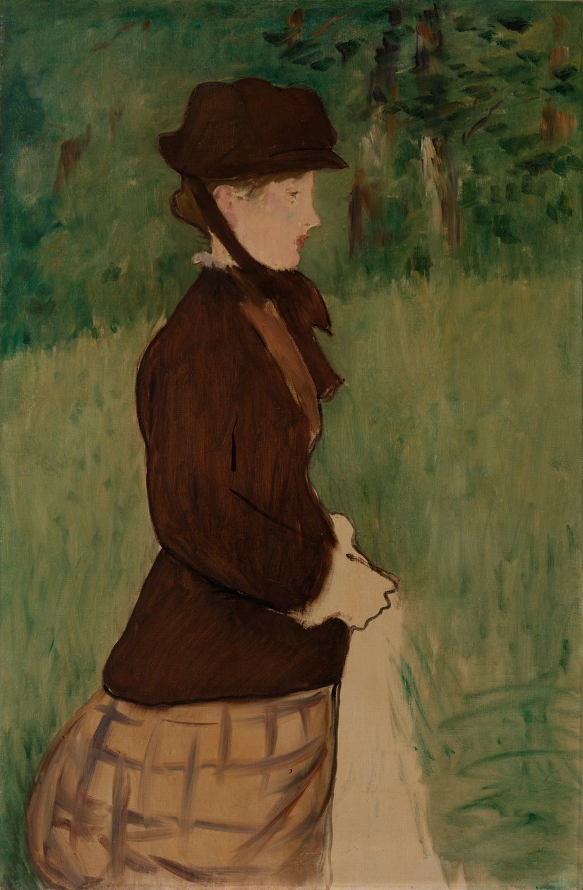 Jeune femme dans un jardin, 1879 - Édouard Manet