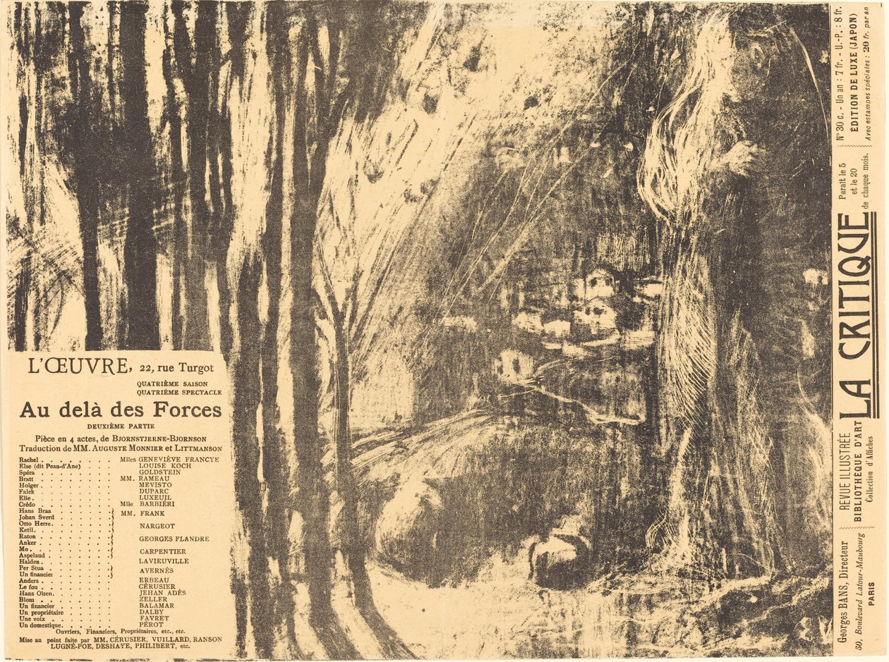 Au-delà des forces humaines - Edouard Vuillard