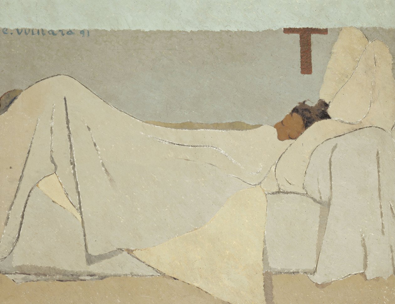 Au lit, 1891 - Edouard Vuillard