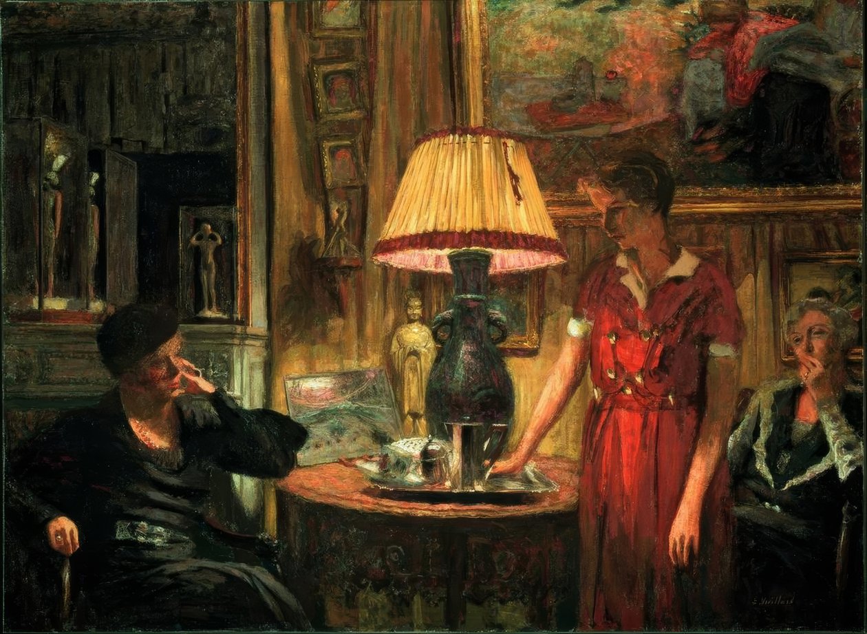 La visite - Edouard Vuillard