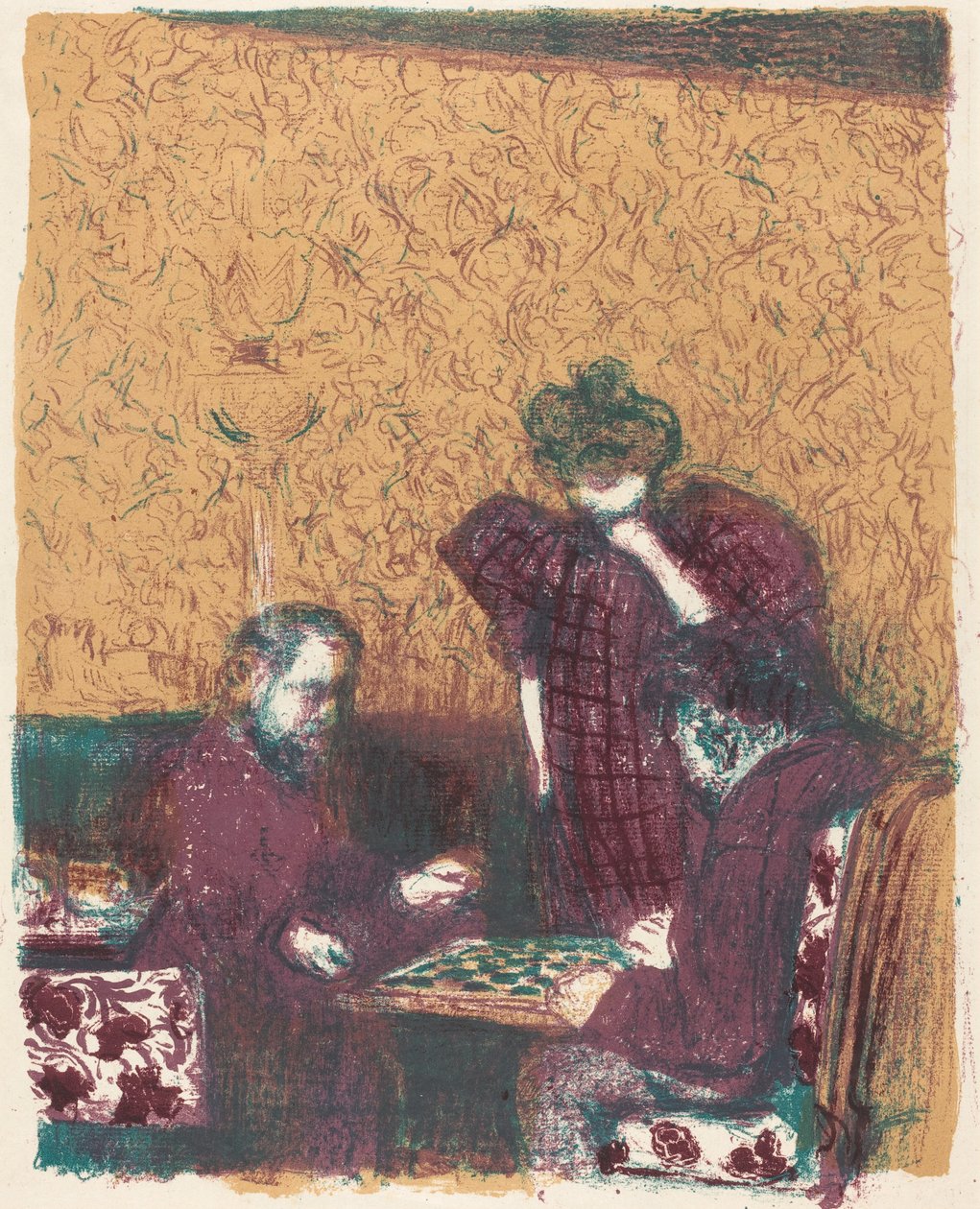 La partie de dames - Edouard Vuillard