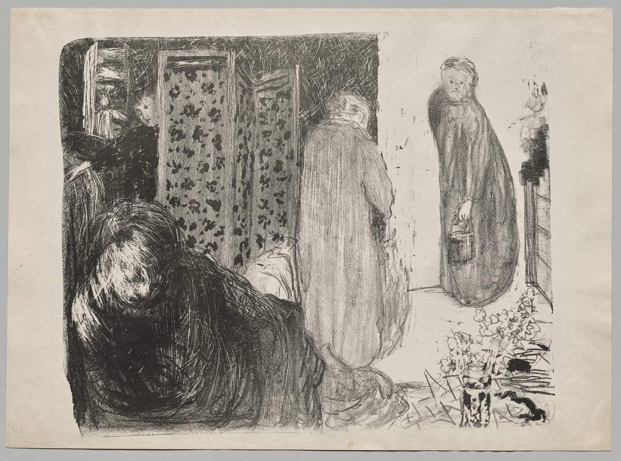 Intérieur avec un Paravent - Edouard Vuillard