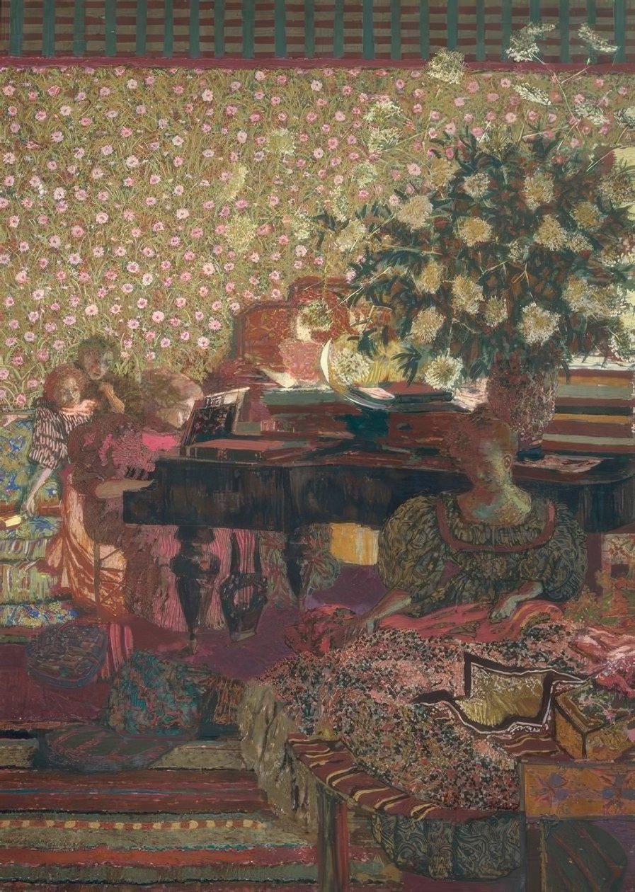 Le piano (La musique) - Edouard Vuillard