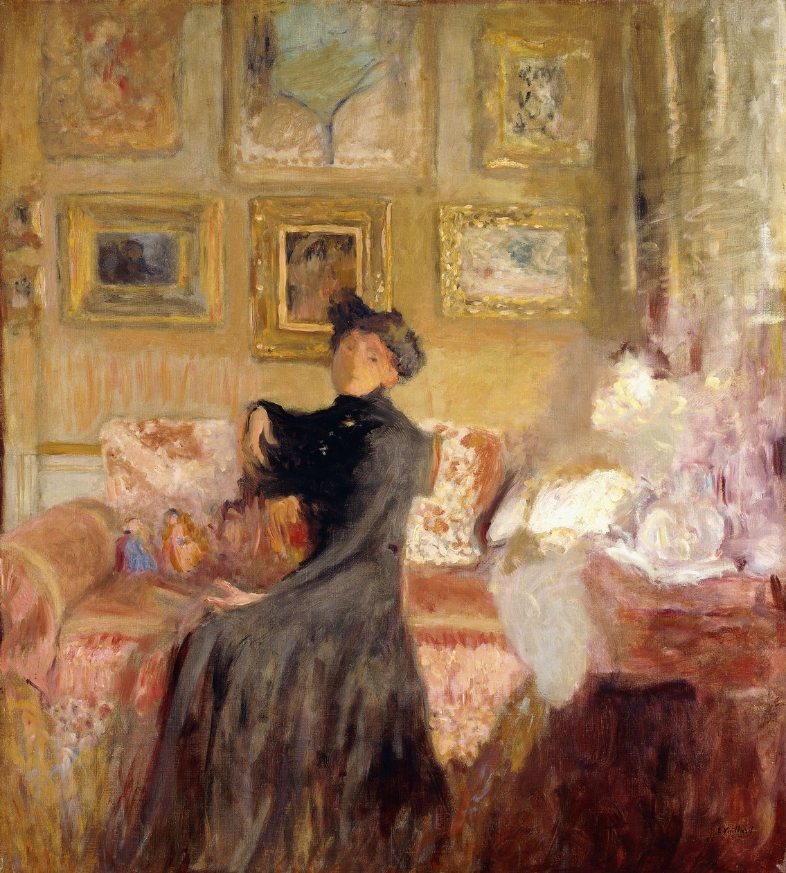 Le Divan Rouge, vers 1905 - Edouard Vuillard