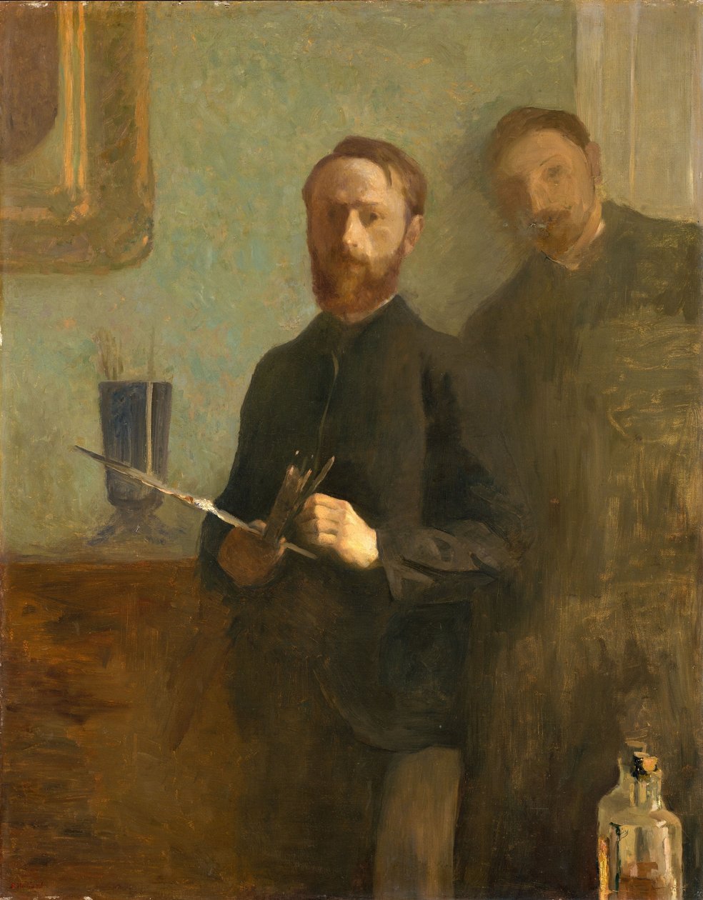 Autoportrait avec Waroquy - Edouard Vuillard
