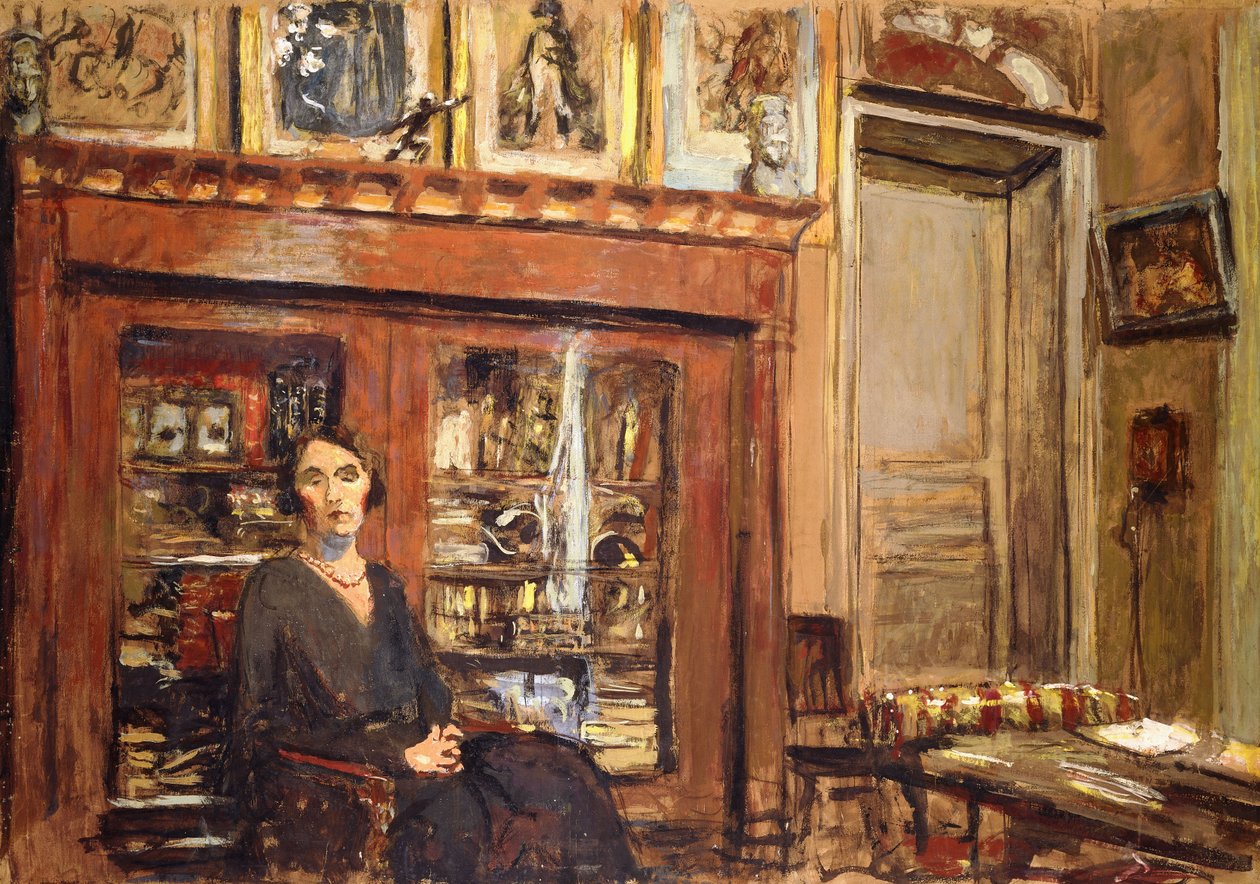 Femme dans un Intérieur, c.1920 - Edouard Vuillard