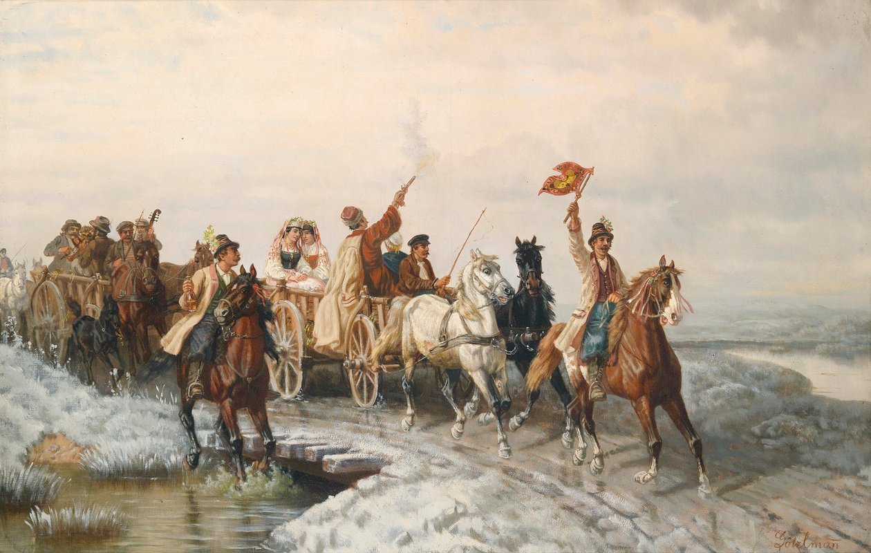Le cortège nuptial - Eduard Götzelmann