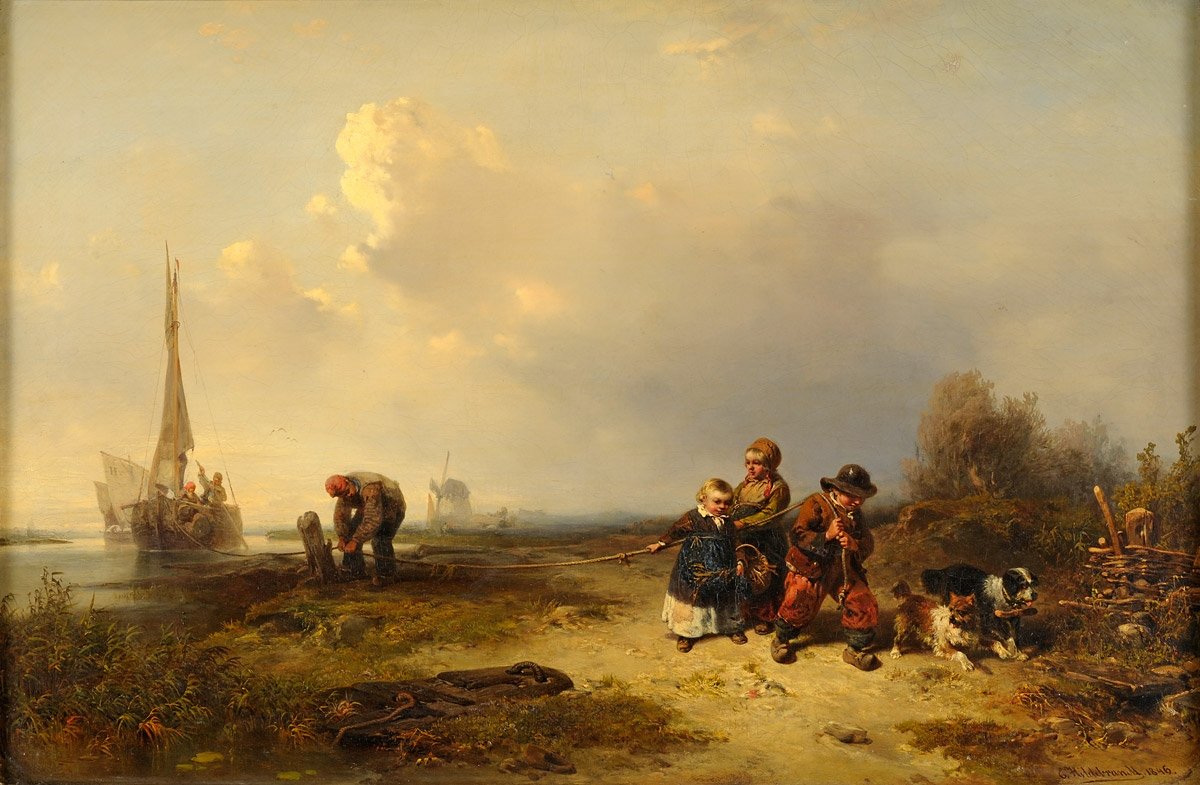 Les petites tours - Eduard Hildebrandt