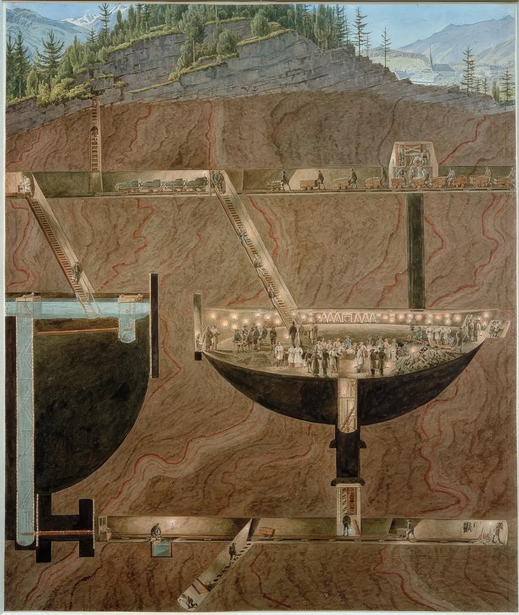 La mine de sel de Hallein - Eduard Gurk