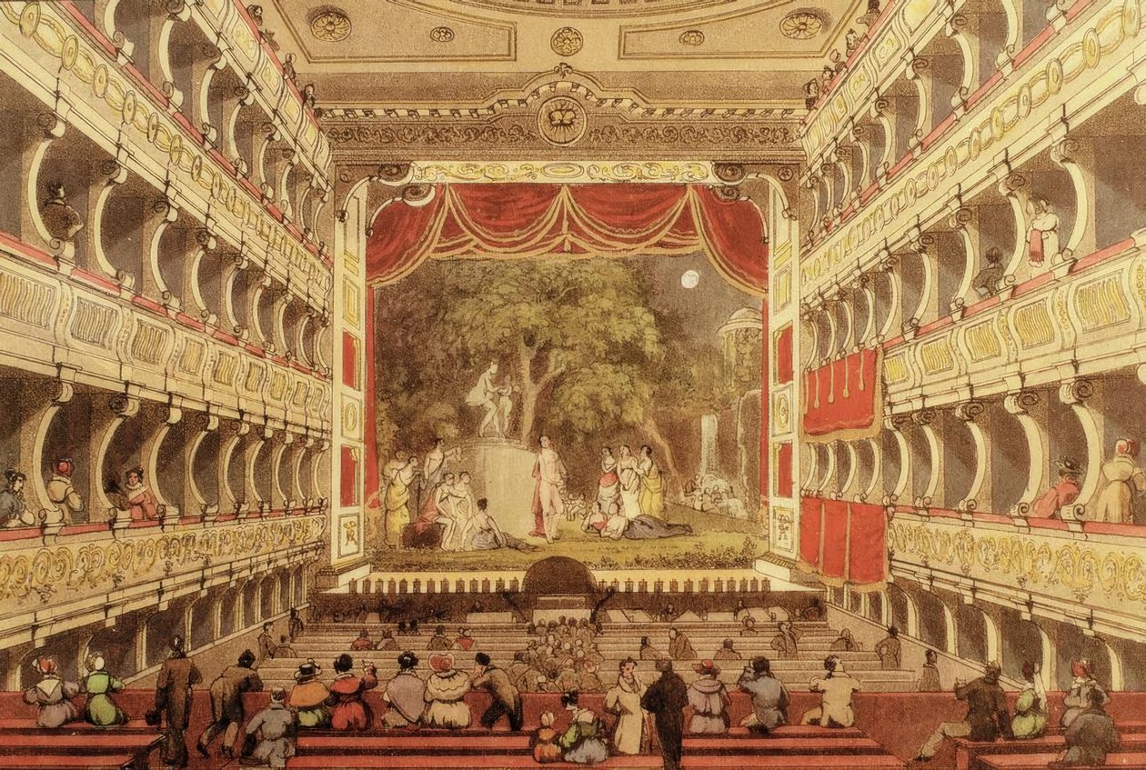 Théâtre impérial près du château - Eduard Gurk