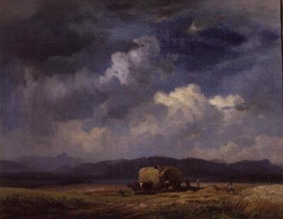 Transport de blé - Eduard Schleich