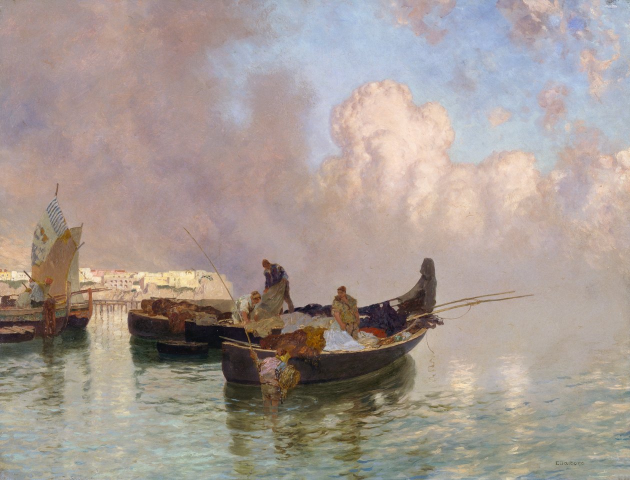Après la pluie - Eduardo (attr.to) Dalbono