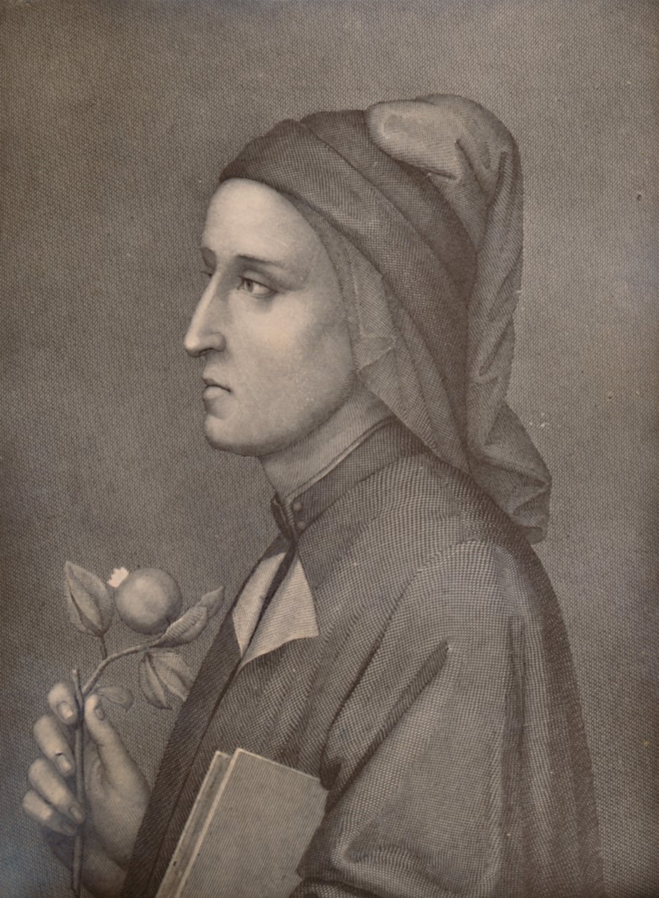 Dante Alighieri, poète italien - Eduardo Chiossone
