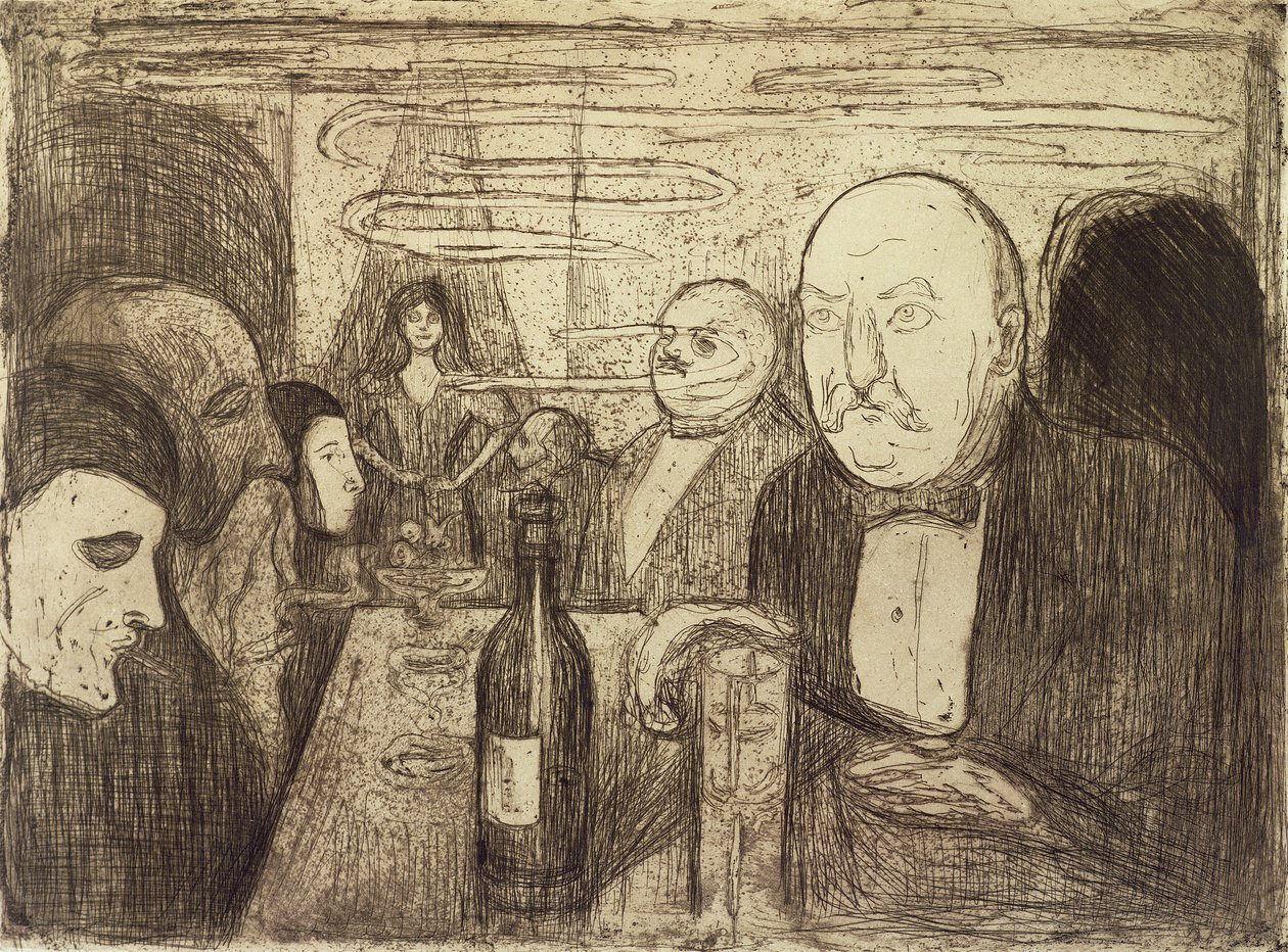 Christiana, Bohème II, 1895 - Edvard Munch