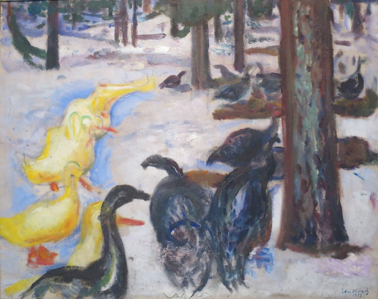 Canards et dindes - Edvard Munch