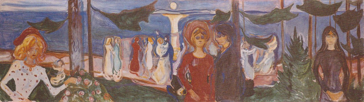 Danse au bord de la mer - Edvard Munch