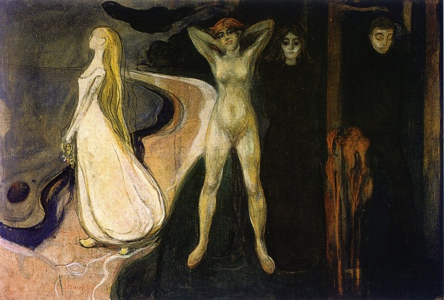 La femme en trois étapes - Edvard Munch