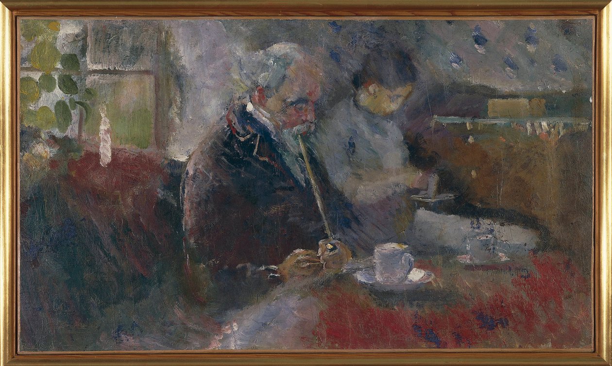 À la table de café - Edvard Munch