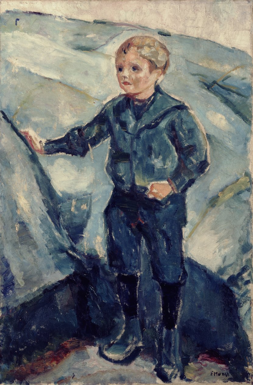 Garçon en bleu - Edvard Munch