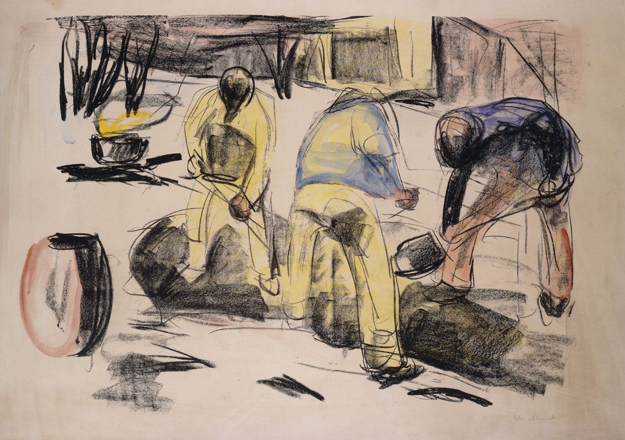 Travailleurs de la Tombe - Edvard Munch