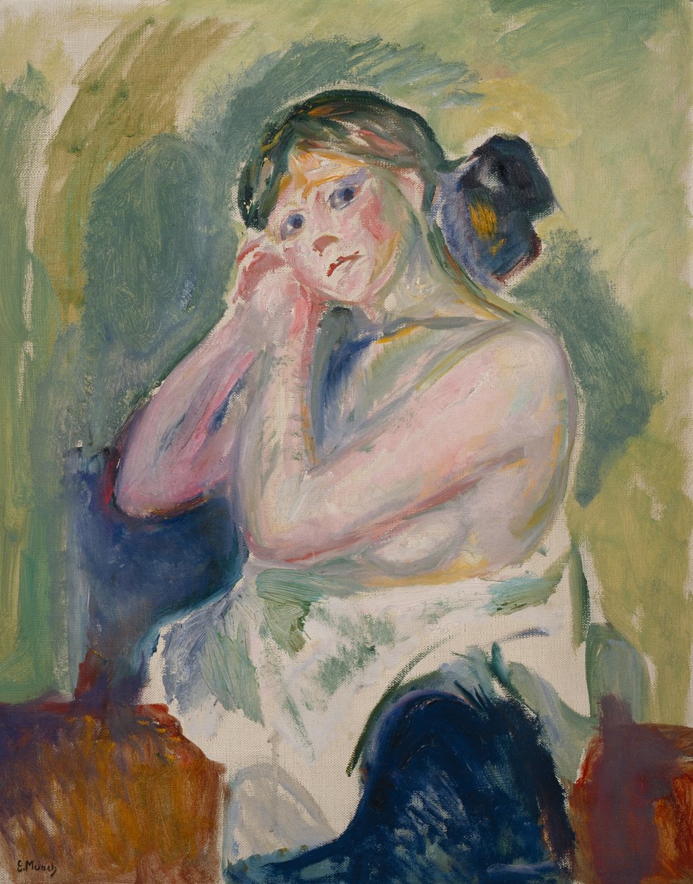 Demi-nu - Edvard Munch