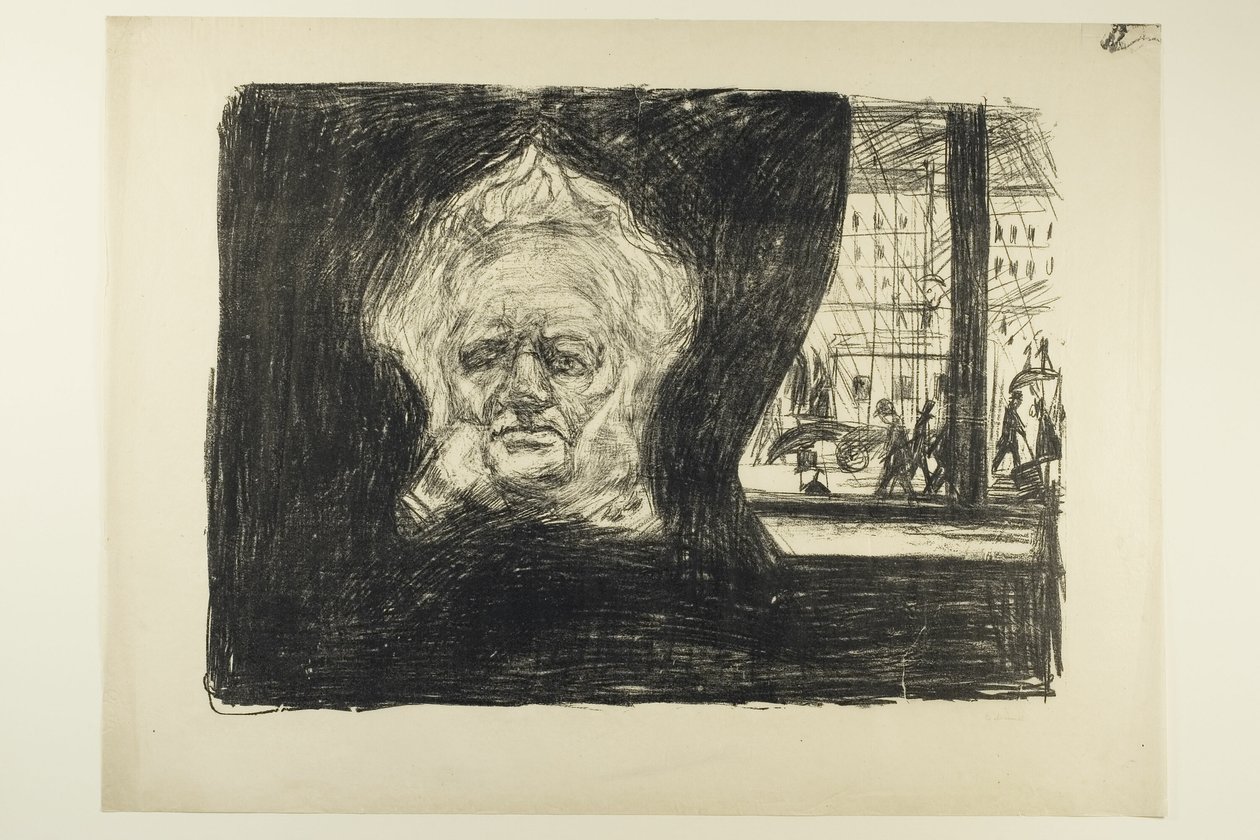 Henrik Ibsen au Grand Café - Edvard Munch