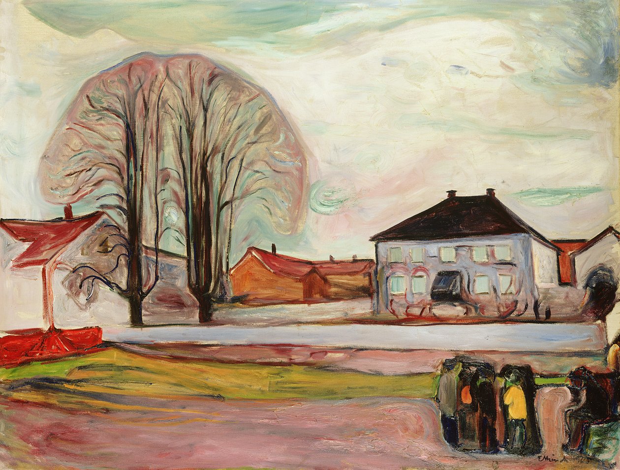 Maison à Aasgaardstrand - Edvard Munch