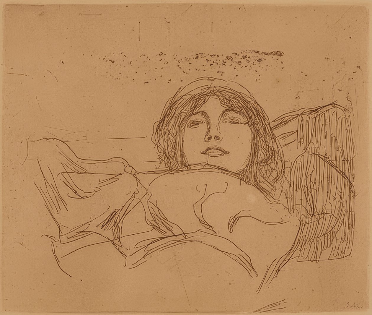 Jeune femme. 1896 - Edvard Munch